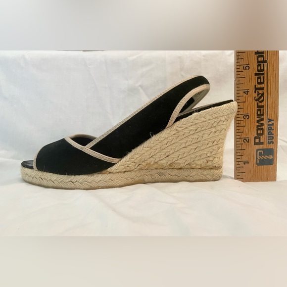 J.Crew Savannah Espadrilles in Suede. Style No. 82173 Black Size: 9 - Picture 3 of 7